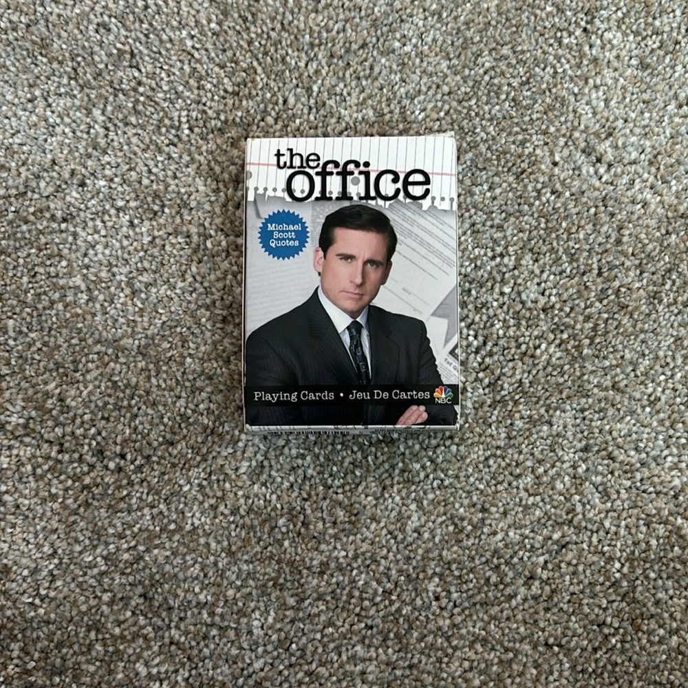 The office game cards
